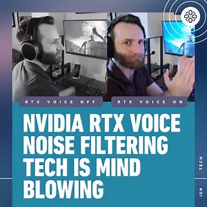 Listen to your keyboard clacking magically disappear with the RTX Voice noise filter. 🤯 | IGN