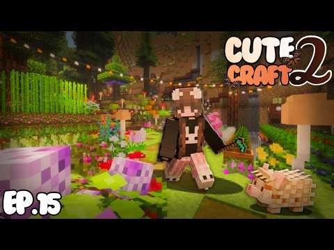 Farming And A Fabulous New Friend 🦔 | CuteCraft 2 | Ep.15 |