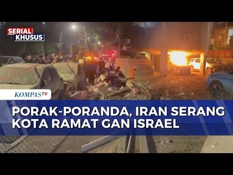 Iranian Missile Attack Hits Israel's Ramat Gan, Severely Damages Apartments and Station