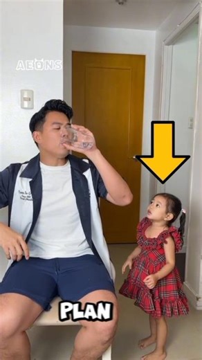 "Baby Girl Set Her Dad Up and He Had No Idea" #shorts