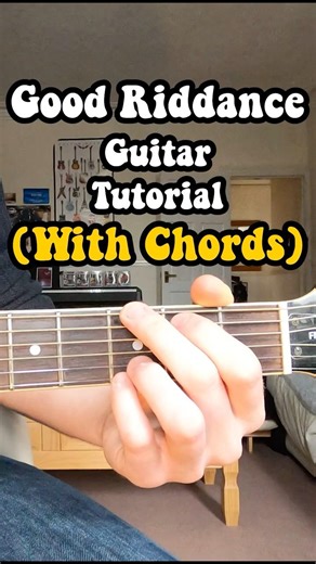 Good Riddance Guitar Tutorial // Green Day Guitar Lesson #guitartutorial #guitar #guitarlesson