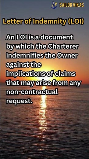 Understanding the Letter of Indemnity in Shipping 🚢📜 | Maritime Essentials