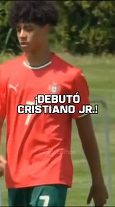 639K views · 10K reactions | ¡EL DEBUT DE #CRISTIANO JR.!  El hijo de #CR7 tuvo su presentación con la Sub 15 de #Portugal: ingresó a los 54' en la goleada 4-1 sobre Japón en la primera fecha del Torneo Internacional Vlatko Markovic, en Croacia.  YT/Olisel Comps | SportsCenter ESPN | Facebook
