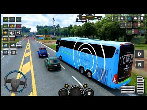 Bus Driving Simulator 3D 😱🔥 | Real City Bus Driving Android Gameplay #gameplay