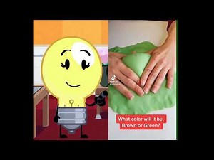 Inanimate Insanity Short - Lightbulb reacts to weird dough color ASMR