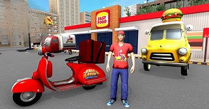 Download & Play Fast Food Delivery Bike Game on PC & Mac (Emulator)