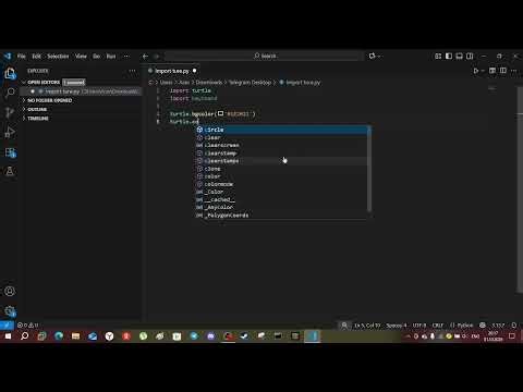 создание простой игры на Visual studio code