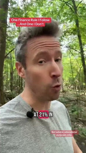 One Finance Rule I Follow...And One I Don't...