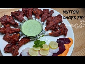 Mutton Chops Fry | Very easy and tasty recipe | must try | Keep supporting the channel