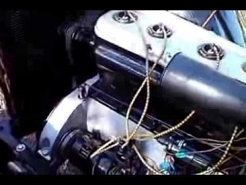 Willys Knight Sleeve Valve Engine First Run After Overhaul