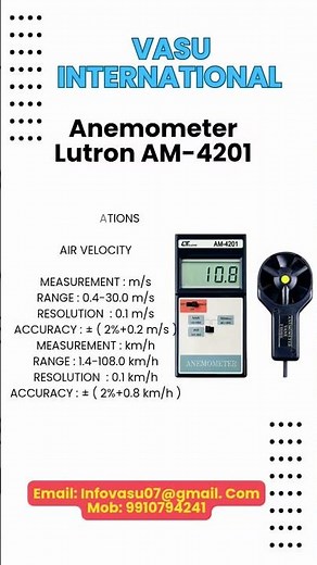 [Anemometer] Lutron #AM-4201 #