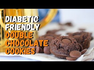Diabetic Friendly Double Chocolate Cookies | Sugar Free | Keto | Low Carb | Recipe