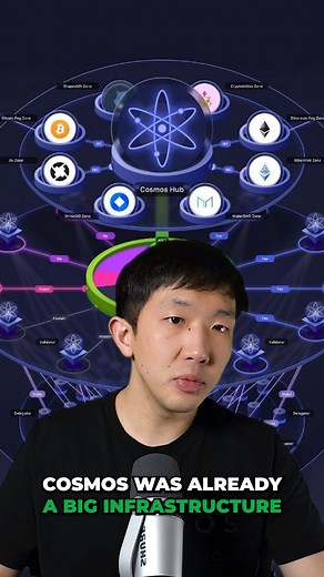 Why I'm bullish on Cosmos long term 👀 #cosmos #atom #ibc #crypto #blockchain #interchain #kujira #osmosis #crosschain #interoperability | VirtualBacon
