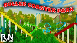 过山车公园 Roller Coaster Park 310币 我的世界基岩版 官方商城收费模组_哔哩哔哩bilibili_我的世界_演示
