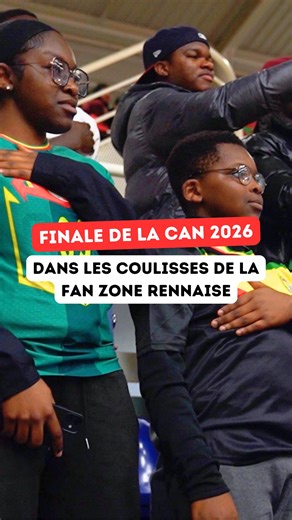 Finale de la CAN 2026 : Maroc–Sénégal 🇲🇦🇸🇳 À Rennes, plus de 600 supporters réunis en fan zone à Colette-Besson ! Arbitrage, boycott, penalty... le match, très intense a fait vibrer les supporters venus en nombre ! 🔥 #CAN2026 #FinaleCAN #rennes #fanzone #FootballAfricain #maroc #sénégal #lionsdelatlas #LionsDeLaTeranga | TVR La chaîne