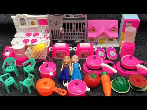 8:10 Minutes ASMR Satisfying Unboxing Hello Kitty Mini Kitchen Set ASMR