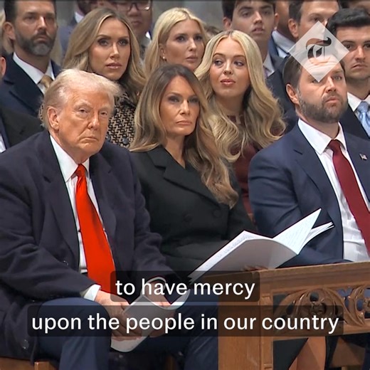 A bishop urged Donald Trump to “have mercy” on transgender children and immigrants during an inauguration church service attended by the president and his family. Read more here ⬇️ https://www.telegraph.co.uk/us/politics/2025/01/21/mercy-transgender-children-immigrants-bishop-trump/ | The Telegraph