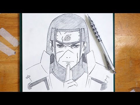 How to Draw Hashirama From Naruto | Step-by-Step | Easy to Draw