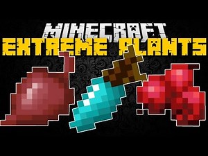 Minecraft EXTREME PLANTS MEGA PACK MOD!! (Hundreds of new Plants) Showcase