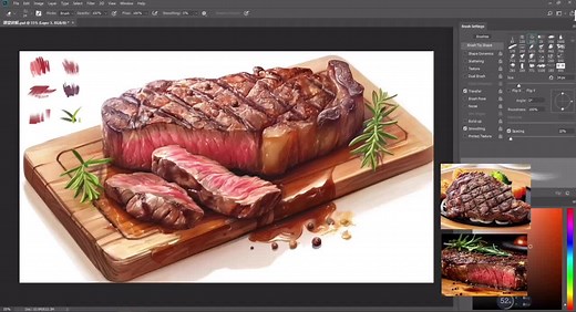 Drawing Grilled Steak: Texture, Color, and Details Explained
