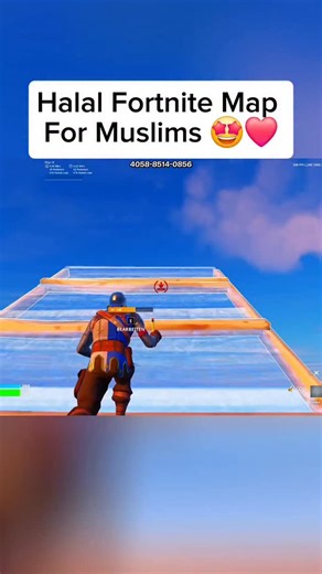 @nasheedmap on Instagram: "💖 Halal 1v1 Build Fight – For Muslim Gamers Only 🤩❤️ Play a special 1v1 map with Nasheeds . Great for Muslim players looking for a clean and fun experience. 🎮 Map Code: 4058-8514-0856 #viralllll #fortnitemap #viralfortnite #fyp"