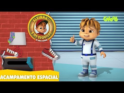 PERDIDOS NO ACAMPAMENTO ESPACIAL | ALVINNN!!! E OS ESQUILOS | CLIPES MUSICAIS | Mundo Gloob