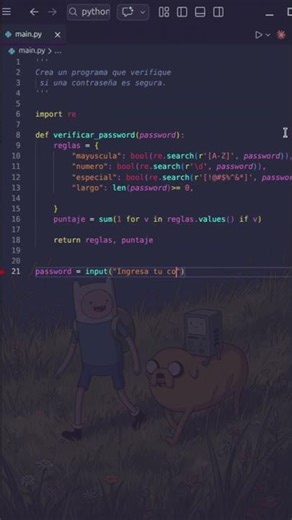 This is how apps validate passwords #python #programming #coding