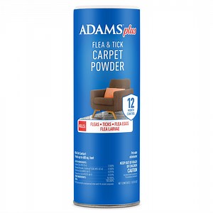 ADAMS Plus Flea & Tick Carpet Powder, Kills Fleas and Ticks On Contact, Kills All Stages of the Flea Life Cycle, 30 Day Protection, Freshens and Deodorizes, Treats Up to 400 Square Feet, 16 Ounces - Walmart.com