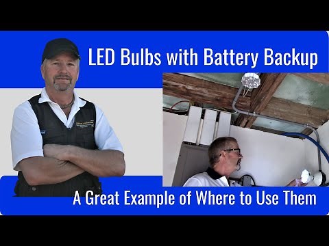 LED Bulbs With Battery Backup - One Good Application for Their Use