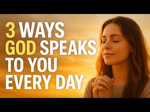 Start Your Day Here || 3 Ways God Speaks To You Every day.
