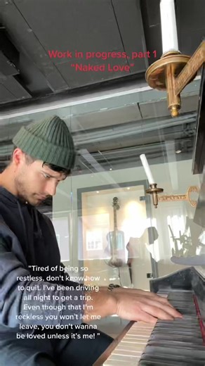 Eric Saade Songs: In the Studio Playing Piano