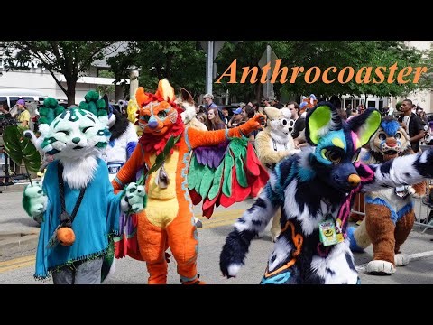 The Anthrocon Anthrocoaster Parade
