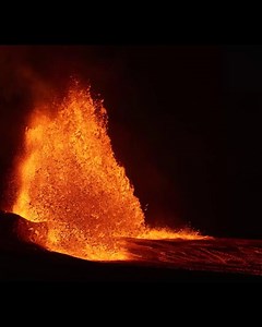 Episode 37 of the Kīlauea summit eruption in Halemaʻumaʻu began yesterday at 2:30 p.m. with lava fountaining from the north vent. A wide fountain developed, eventually reaching heights of 500-600 ft (150-180 meters), sending flows across a broad portion of the crater floor. The south vent showed only weak spattering and persistent flaming through the event. North vent lava fountaining had diminished slightly by 8 p.m., and eventually terminated at 11:39 p.m. No tephra fall was observed on nearby