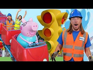 Rides and Slides with Handyman Hal | Amusement Park Fun!