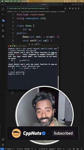 Why const objects can’t call non const functions in C++