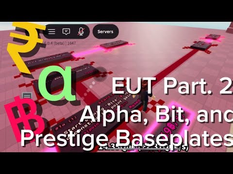 Everything Upgrade Tree: Part 2 | Alpha, Bit, and Prestige Baseplates