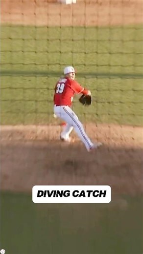 Diving catch #baseball