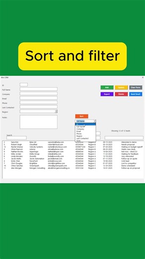 Client Manager That Actually Works in Excel #excel #automation