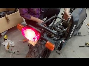 Honda Ruckus solved. Key on tail light does not stay on, wont turn over.