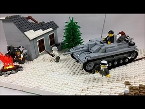 Lego WW2 Eastern Front MOC "Lost In The Snow" | HD