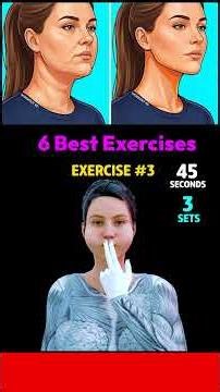 Double Chin + Jaw Fat + Puffy Cheeks - 10 Min Face Yoga — Day 1