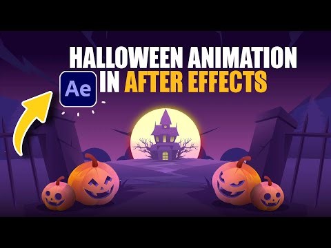 Halloween 2D Animation in After Effects Tutorials