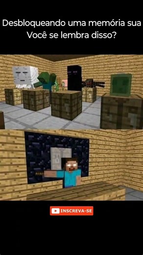 Desbloqueando memórias... #minecraft #minecraftshorts #minecraftnostalgia #minecraftmemes #shorts