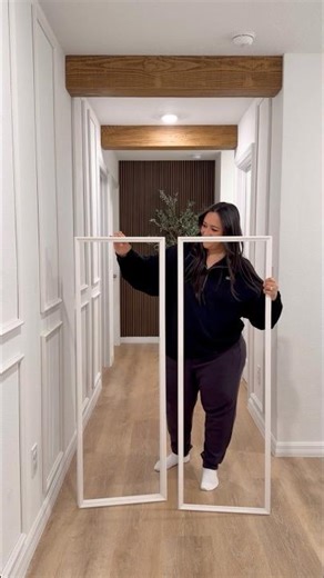 Peel & stick wainscoting, renter friendly and the easiest DIY you’ll do ❤️