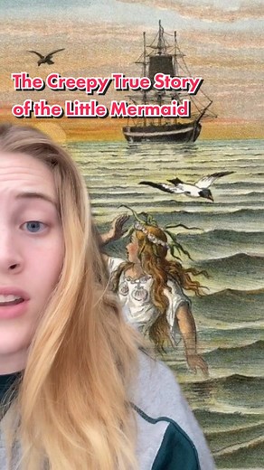 The Creepy True Story of the Little Mermaid 🧜🏻‍♀️😳 #disney #littlemermaid #ariel #fyp #foryou #creepy #scary #viral