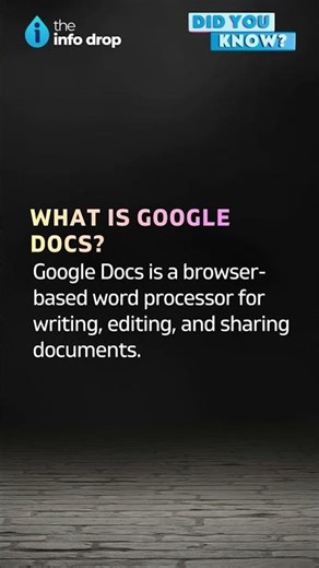 What is Google Docs? Free Word Processor #asmr #shorts