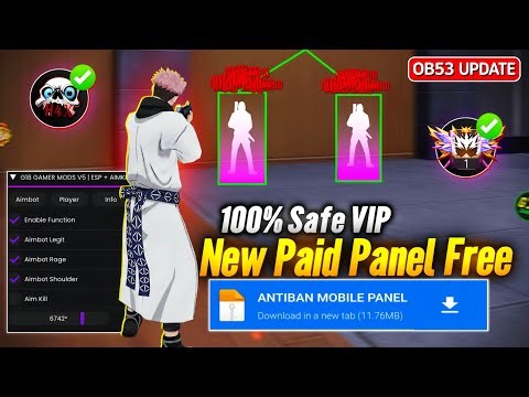 Free Fire Panel OB53 🔥 FF Antiban Panel Mobile | Free Fire Hack New 😈 FF Injector 2026 | FF Panel
