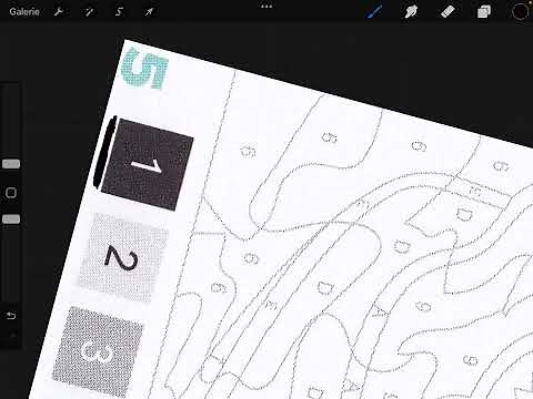 Coloriages sur tablette avec procreate