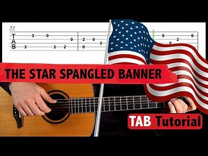 The Star-Spangled Banner GUITAR TAB + TUTORIAL