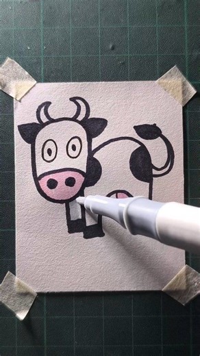 How to draw a cow | All About Art